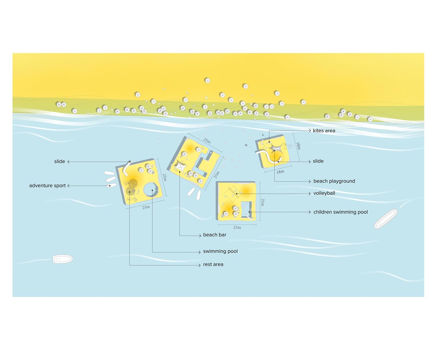 Yantian Floating Beach